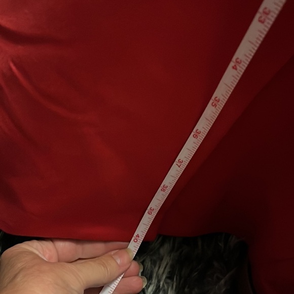 Doncaster collection red sleeveless nylon dress - Picture 9 of 11